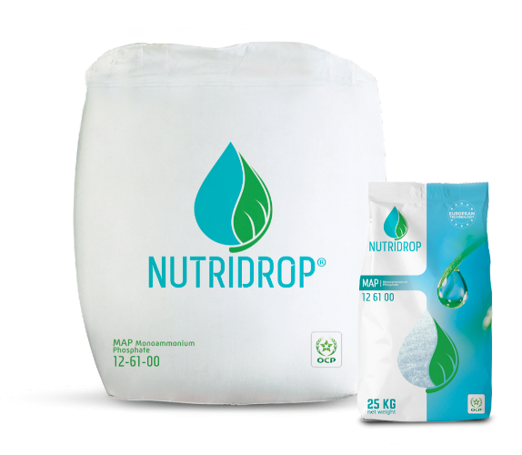 NUTRIDROP®: fosfato monoamônico solúvel em água e de alta qualidade